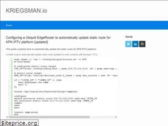 kriegsman.io