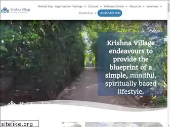 krishnavillage-retreat.com