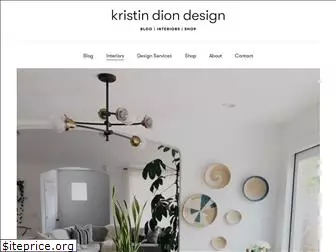 kristindiondesign.com