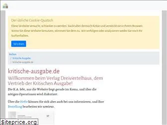 kritische-ausgabe.de