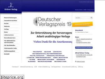 kroener-verlag.de