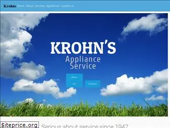 krohnsappliance.com