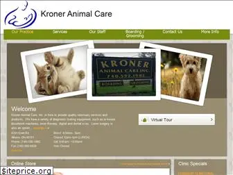 kroneranimalcare.com