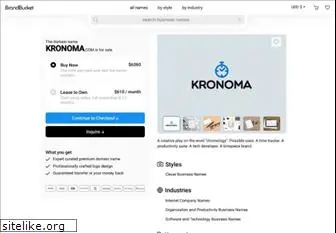 kronoma.com