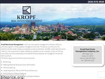 kropfrealestatemanagement.com