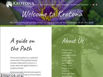 krotonainstitute.org