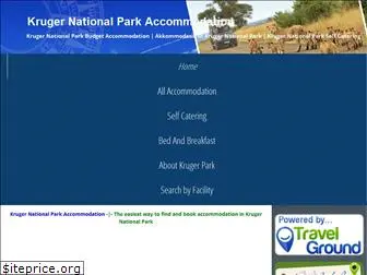 krugerparkaccommodation.com