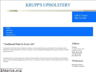 kruppsupholstery.com