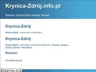 krynica-zdroj.info.pl