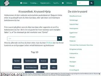 kryssordbok.com