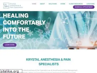 krystalanesthesia.com