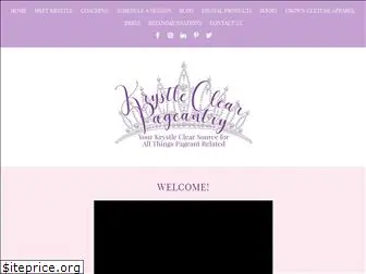 krystleclearpageantry.com