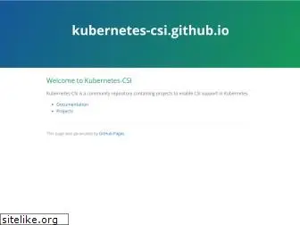 kubernetes-csi.github.io