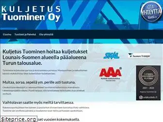 kuljetustuominen.fi