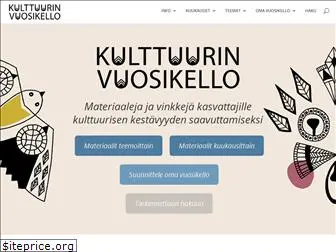 kulttuurinvuosikello.fi