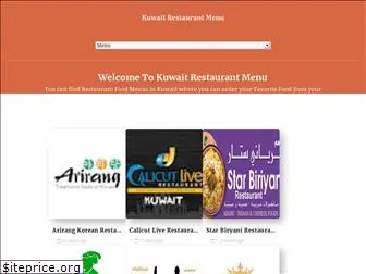 kuwaitrestaurantmenu.com