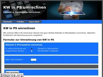 kw-in-ps-umrechnen.de