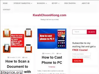 kwahchoonhiong.com