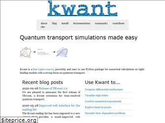 kwant-project.org