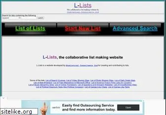 l-lists.com