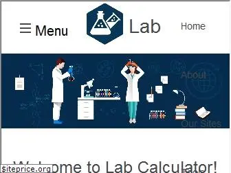 www.labcalculator.net