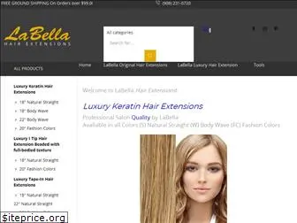 labellahairextensions.com