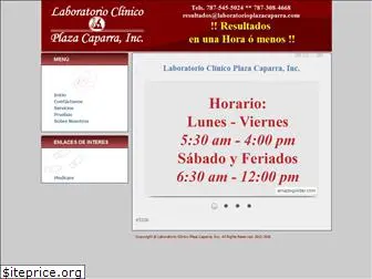 laboratorioplazacaparra.com