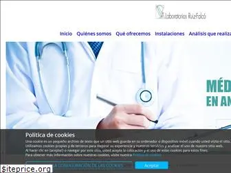 laboratoriosruizfalco.com