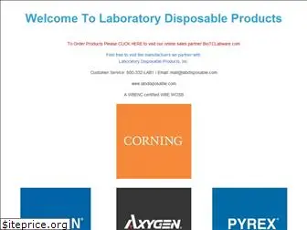 laboratorydisposableproducts.com