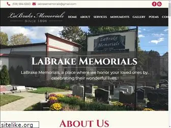 labrakememorials.com