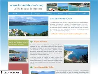 lac-sainte-croix.com