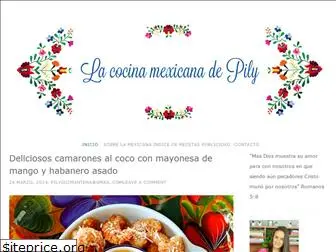 lacocinamexicanadepily.com