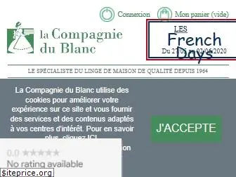 lacompagniedublanc.com