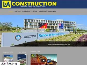 laconstruction.com.pg