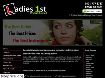 ladies1stdrivingschool.co.uk