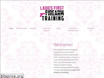 ladiesfirstfirearmtraining.com