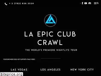 laepicclubcrawls.com