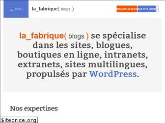 lafabriquedeblogs.com