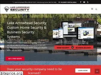 lakearrowheadsecurity.com