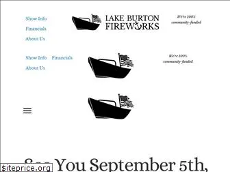 lakeburtonfireworks.com