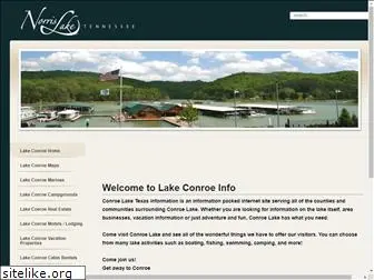 lakeconroetexasinfo.com