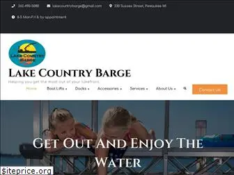 lakecountrybarge.com