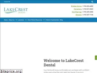 lakecrestdental.com