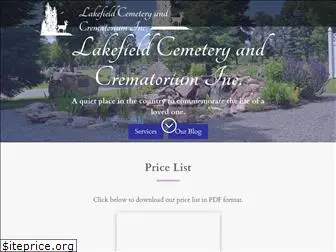 lakefieldcemetery.com