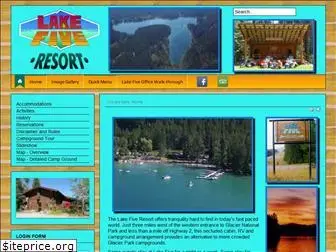 lakefiveresort.com