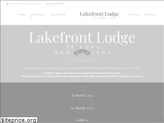 lakefrontlodgeteanau.com
