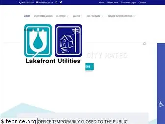 lakefrontutilities.com