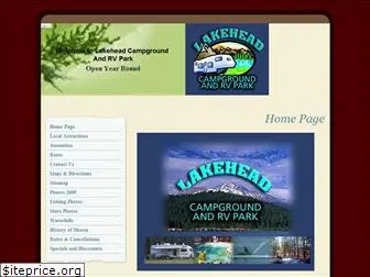 lakeheadcampgroundandrv.com