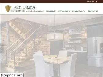 lakejamescustomhomesllc.com