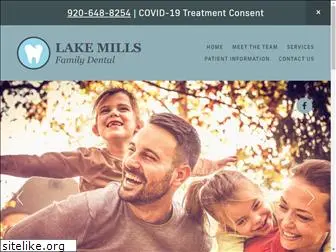 lakemillsfamilydental.com